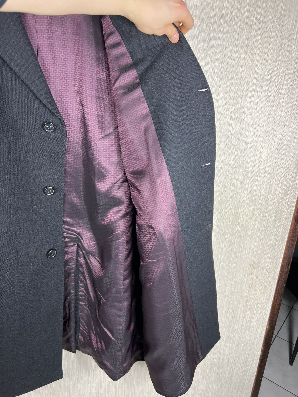 Corneliani Corneliani Trend wool long blazer coat jacket casual luxury Size US XL / EU 56 / 4 - 15 Thumbnail