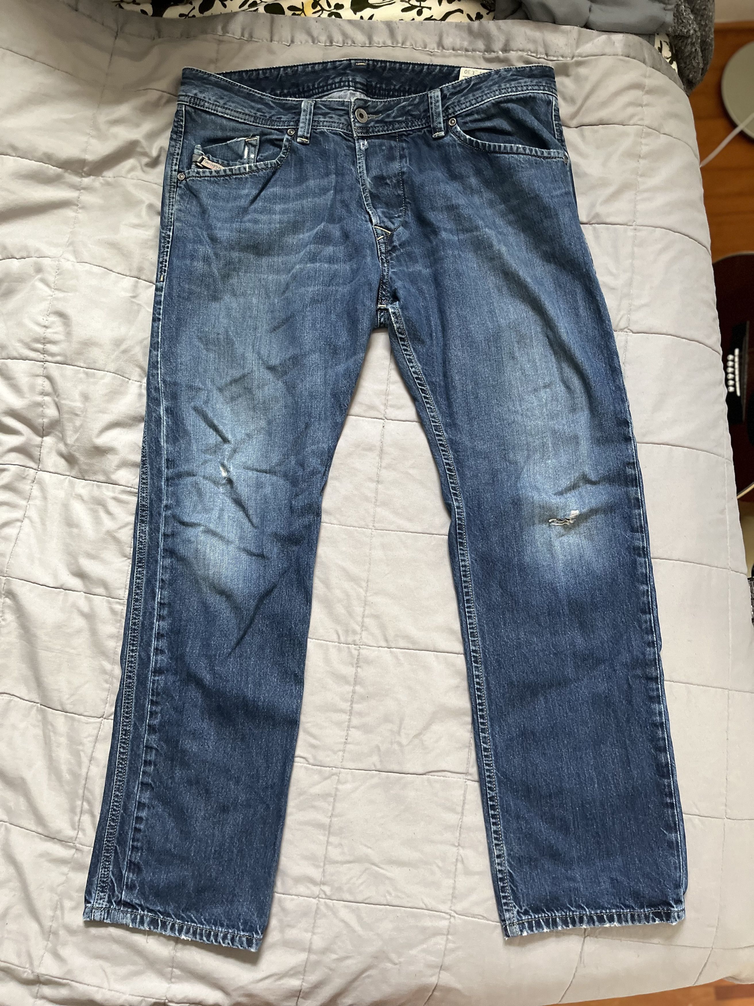 Diesel Diesel Y2K Skinny Indigo Blue Denim Size US 34 / EU 50 - 2 Thumbnail