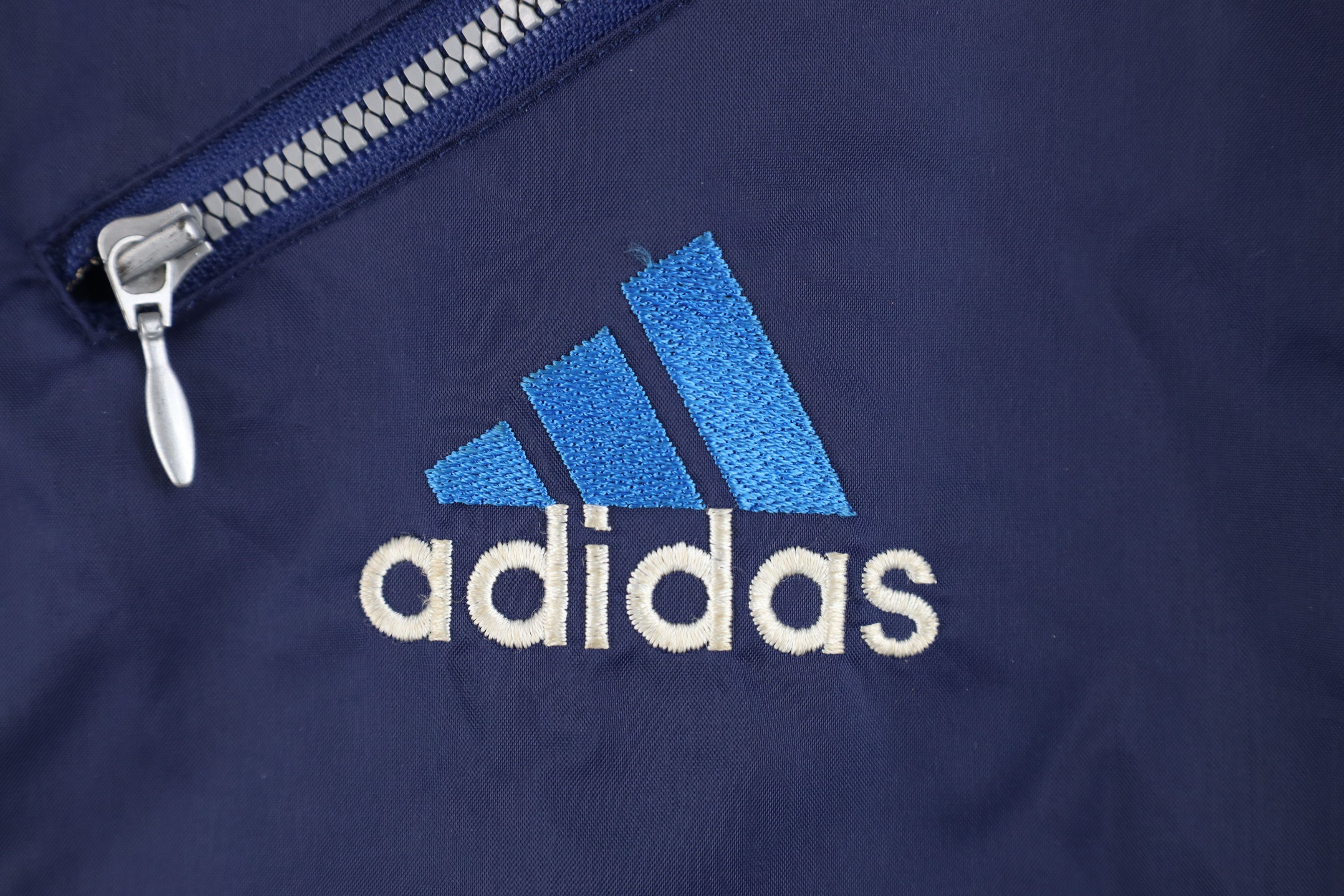 Adidas Vintage 90s Adidas Spell Striped Pullover Windbreaker Jacket Size US L / EU 52-54 / 3 - 4 Thumbnail