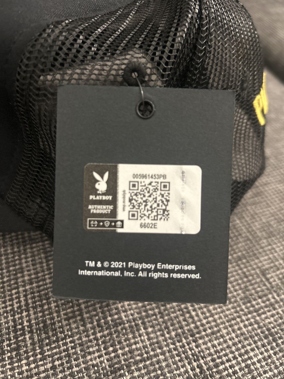 Playboy × Pleasures Pleasures x Playboy Collaboration Navy Hat Size ONE SIZE - 2 Thumbnail