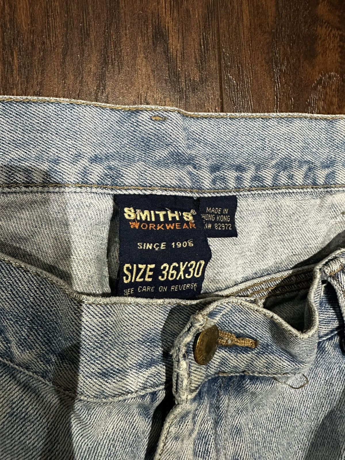 Other Light wash baggy carpenter shorts - smiths workwear Size US 36 / EU 52 - 3 Thumbnail