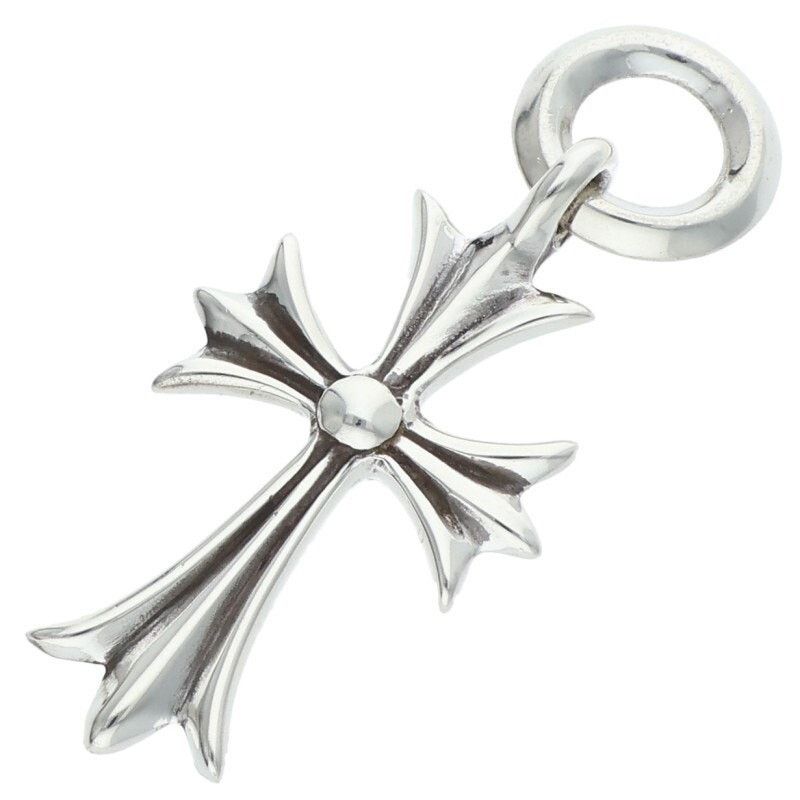 Chrome Hearts Chrome Hearts Tiny CH Cross Silver Necklace Size ONE SIZE - 1 Thumbnail