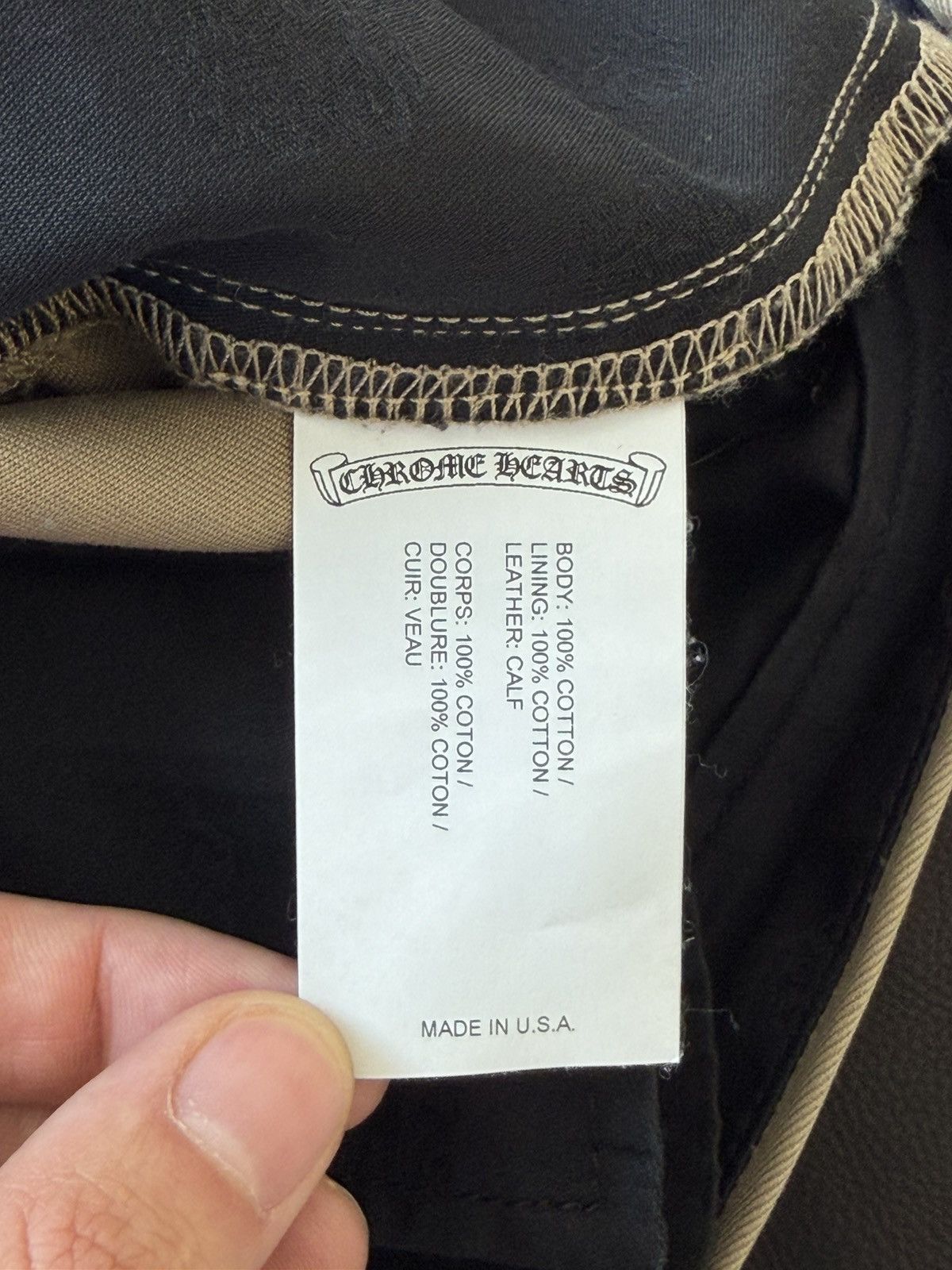 Chrome Hearts Chrome Hearts Khaki Chino Pants Size US 34 / EU 50 - 12 Thumbnail
