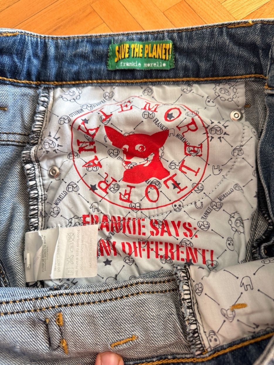 Frankie Morello Frankie Morello 2000s Designer Denim W34 Distressed Size US 34 / EU 50 - 7 Thumbnail