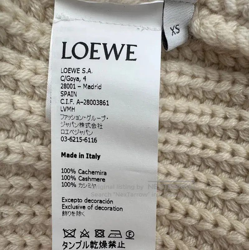 Loewe Loewe Cozy Beige Cashmere Cardigan . Size XS / US 0-2 / IT 36-38 - 5 Thumbnail