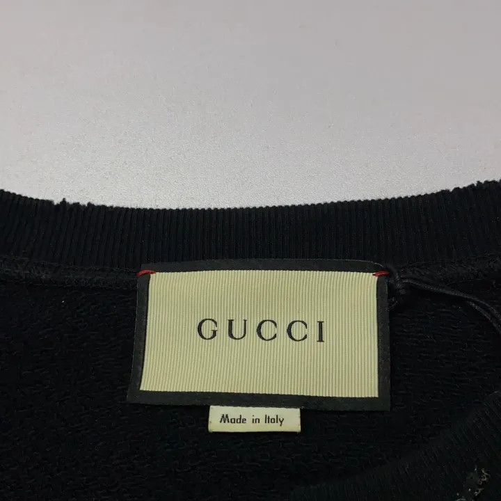 Gucci Gucci Gucci Black Butterfly Logo Sweatshirt -2506 Size US S / EU 44-46 / 1 - 1 Thumbnail