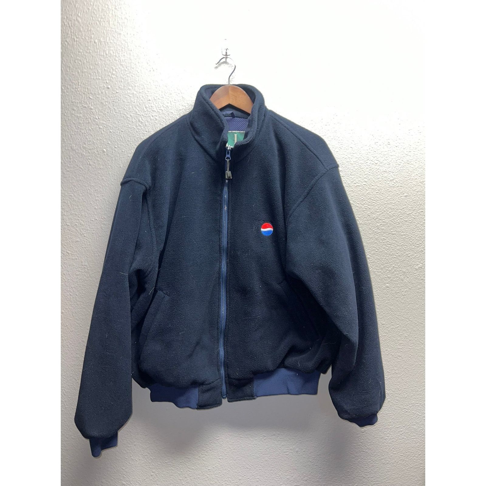 Vintage Vintage Pepsi Jacket Fleece Full Zip Wearguard VTG 90s L Size US L / EU 52-54 / 3 - 1 Thumbnail