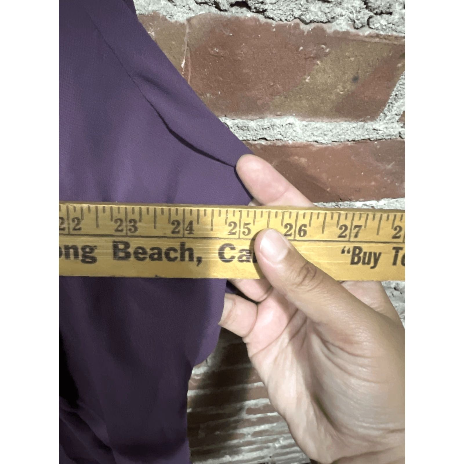 Soft Surroundings VINTAGE Soft Surroundings Dress Purple 1X Women Silk Sheath Short 38" 42" Womens Size XL / US 12-14 / IT 48-50 - 4 Thumbnail
