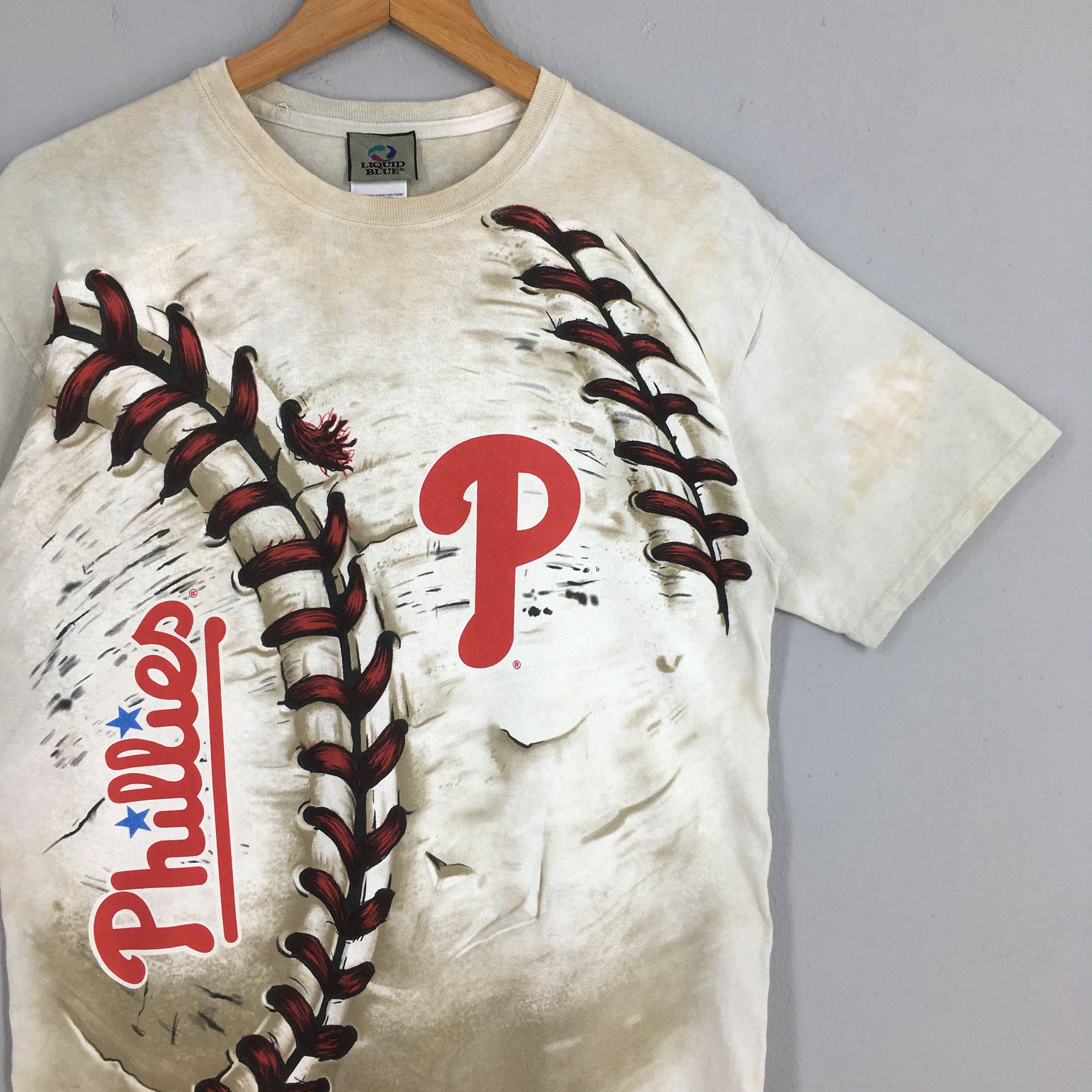 Liquid Blue Vintage Y2K Philadelphia Phillies MLB T shirt Medium Size US M / EU 48-50 / 2 - 2 Thumbnail
