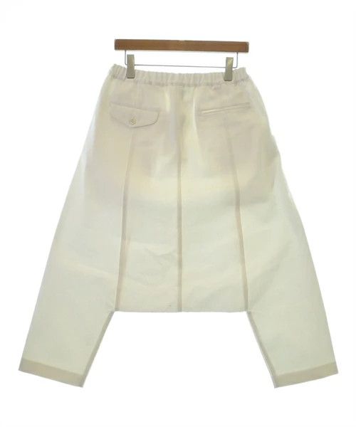 Comme des Garcons Black Cropped Pants Cotton Sarouel Pattern Plain Zip Fly White Size US 28 / EU 44 - 2 Thumbnail