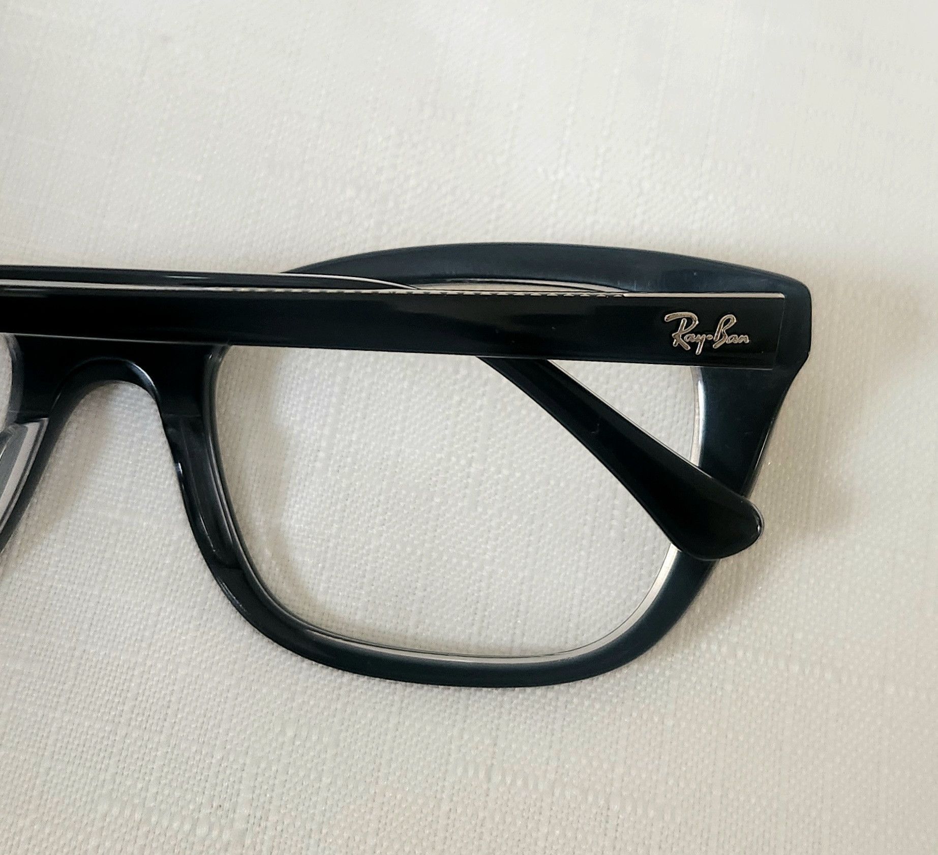 RayBan Ray Ban Eyeglasses RB 5433 2034 52-19-140 Frames Only Black Size ONE SIZE - 8 Thumbnail