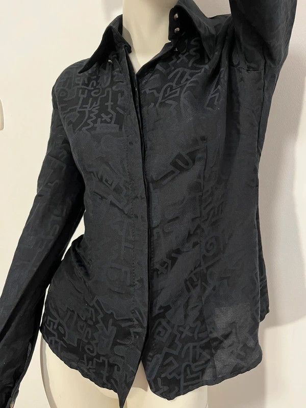 Versus Versace Versus Versace silk black shirt vintage Size XL / US 12-14 / IT 48-50 - 11 Thumbnail