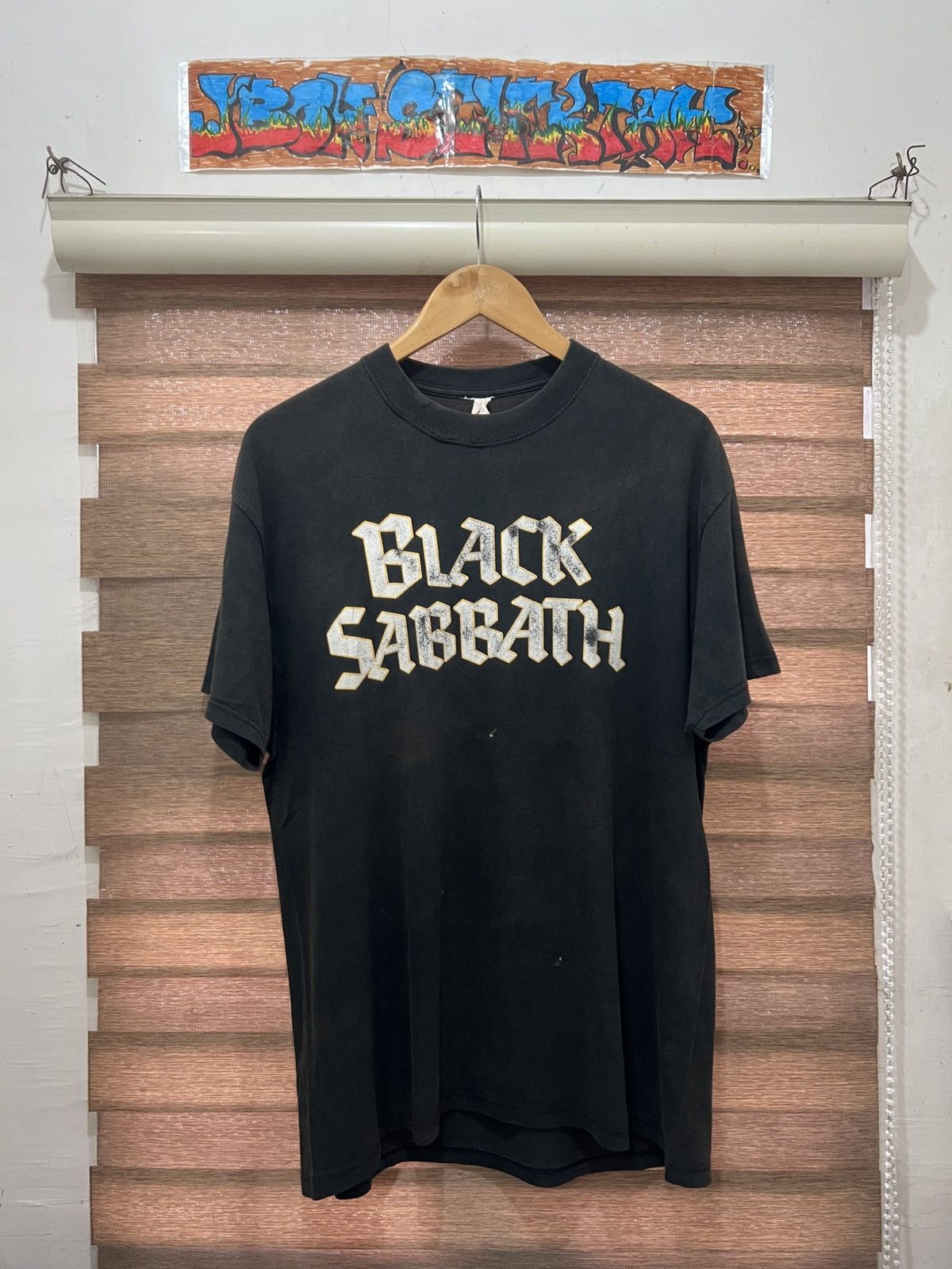 Band Tees × Vintage Vintage 90s Euro Black Sabbath Parking Lot Boot Size US L / EU 52-54 / 3 - 1 Thumbnail