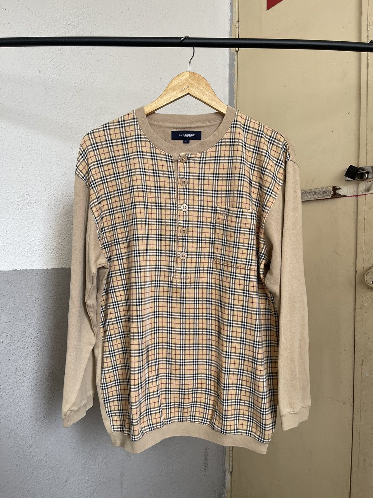 Burberry Burberry Nova Check Sweatshirt Size US M / EU 48-50 / 2 - 1 Thumbnail