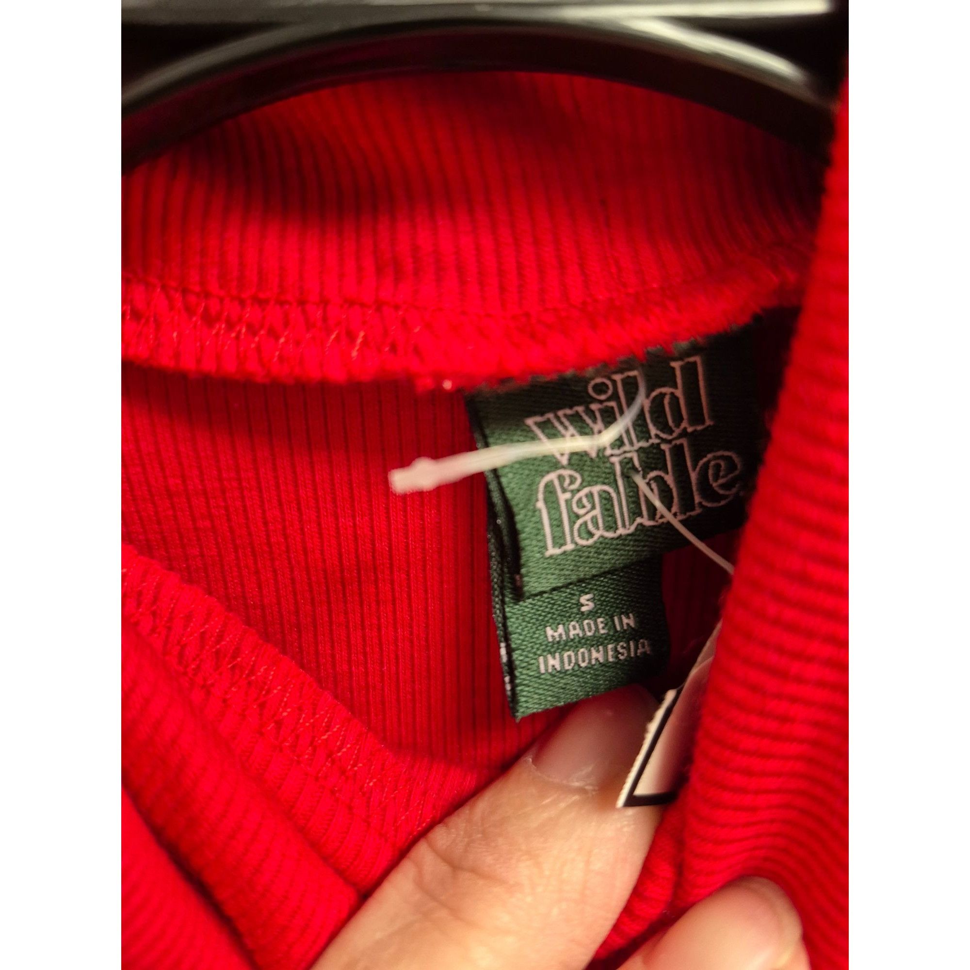 Other Women's Long Sleeve Mock Turtleneck Rib-Knit T-Shirt - Wild Size S / US 4 / IT 40 - 4 Thumbnail