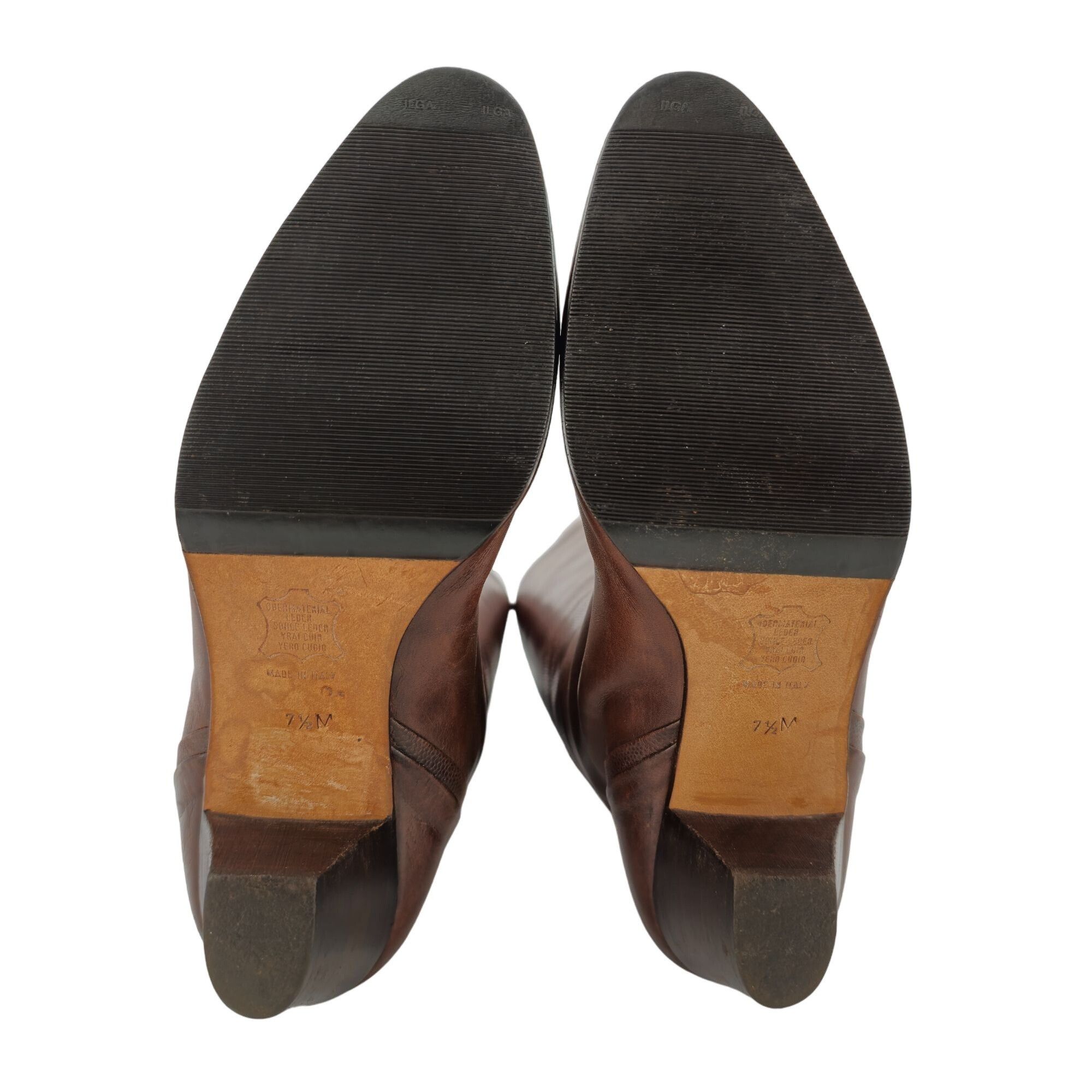 Bally Vintage Italian Calfskin Bally Womens Size 7.5M Brown Soft Size US 7.5 / IT 37.5 - 7 Thumbnail