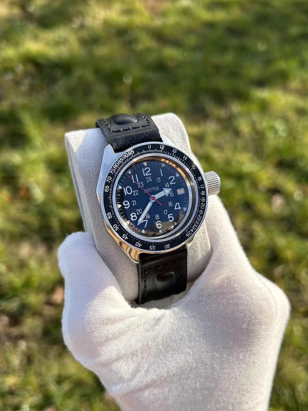 Vintage Vintage Watch Vostok Amphibia Customised Military 1990s Size ONE SIZE - 5 Thumbnail