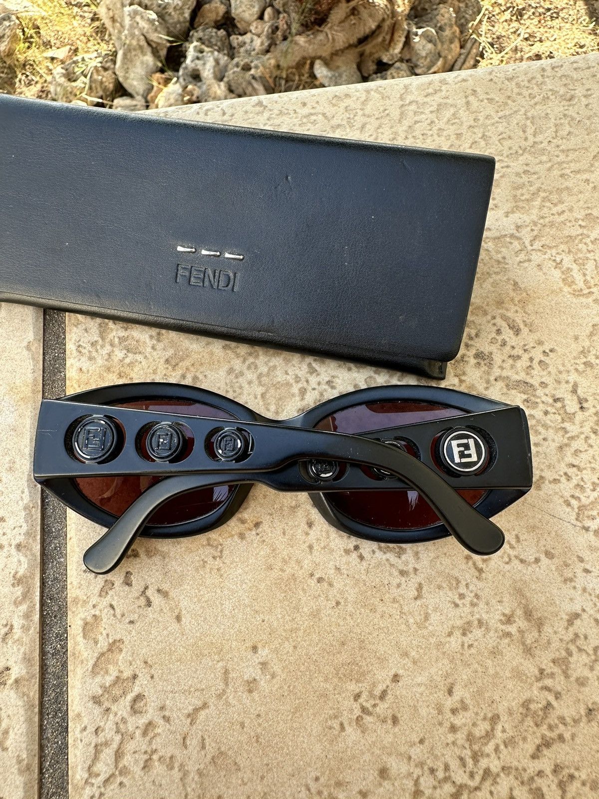 Fendi Fendi Sunglasses Black mod. SL 7524 Size ONE SIZE - 6 Thumbnail