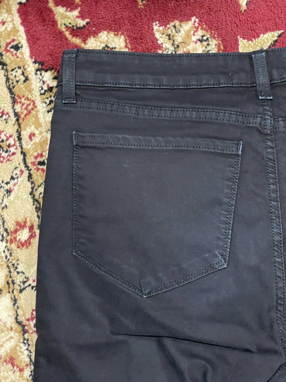 MONFRERE Black Noir Monfrere Dinero Jeans Size US 32 / EU 48 - 11 Thumbnail