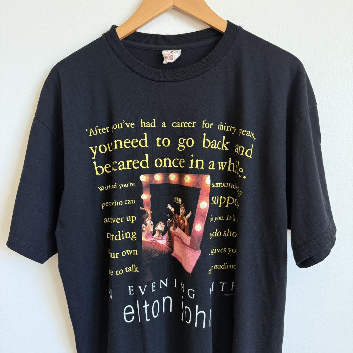 Band Tees Vintage 1999 An Evening with Elton John Tour T-Shirt Size XL Size US XL / EU 56 / 4 - 3 Thumbnail