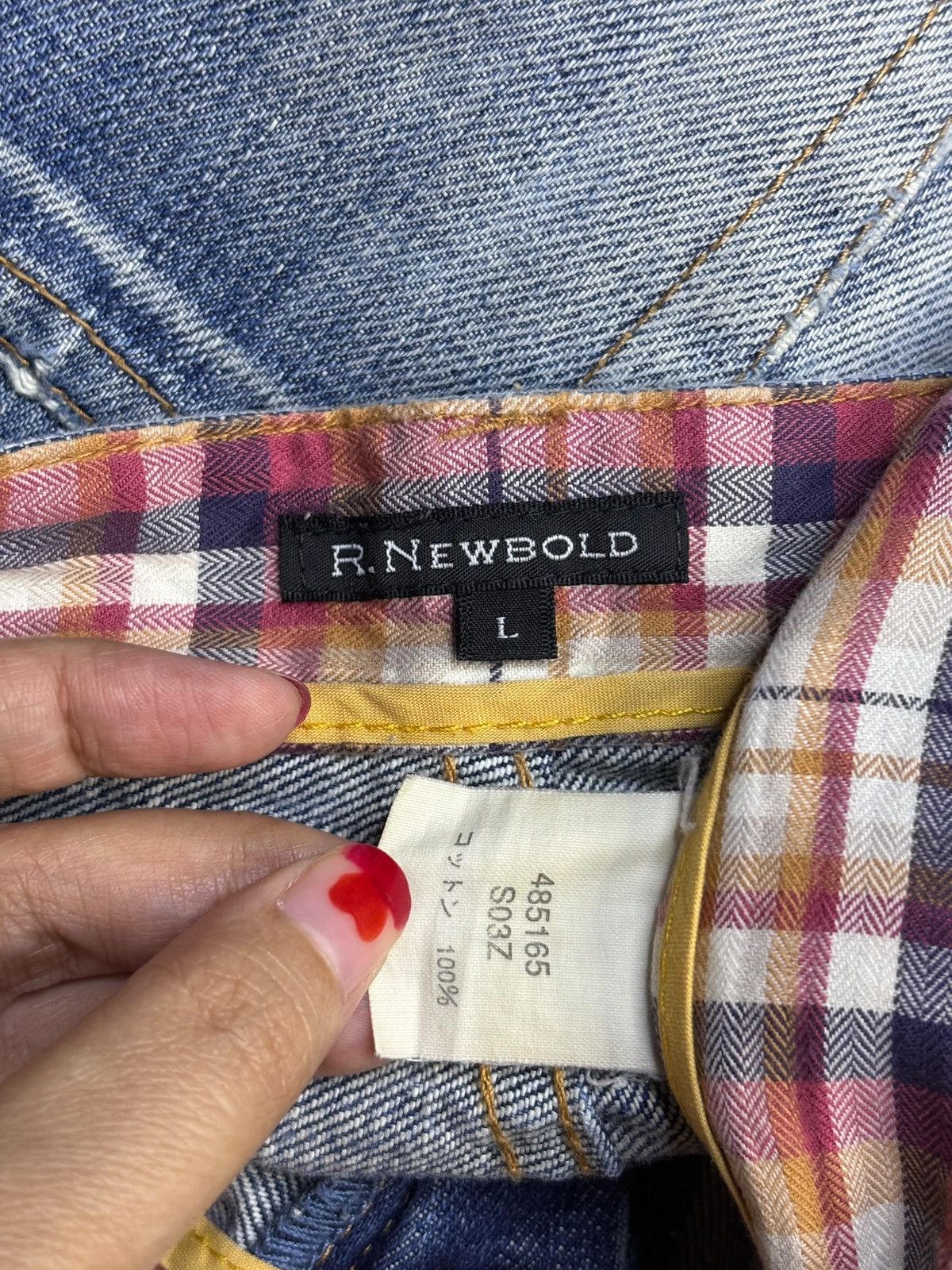 Japanese Brand Vintage Japanese Brand Faded Wash Distressed Patched Jeans Size US 33 - 10 Thumbnail