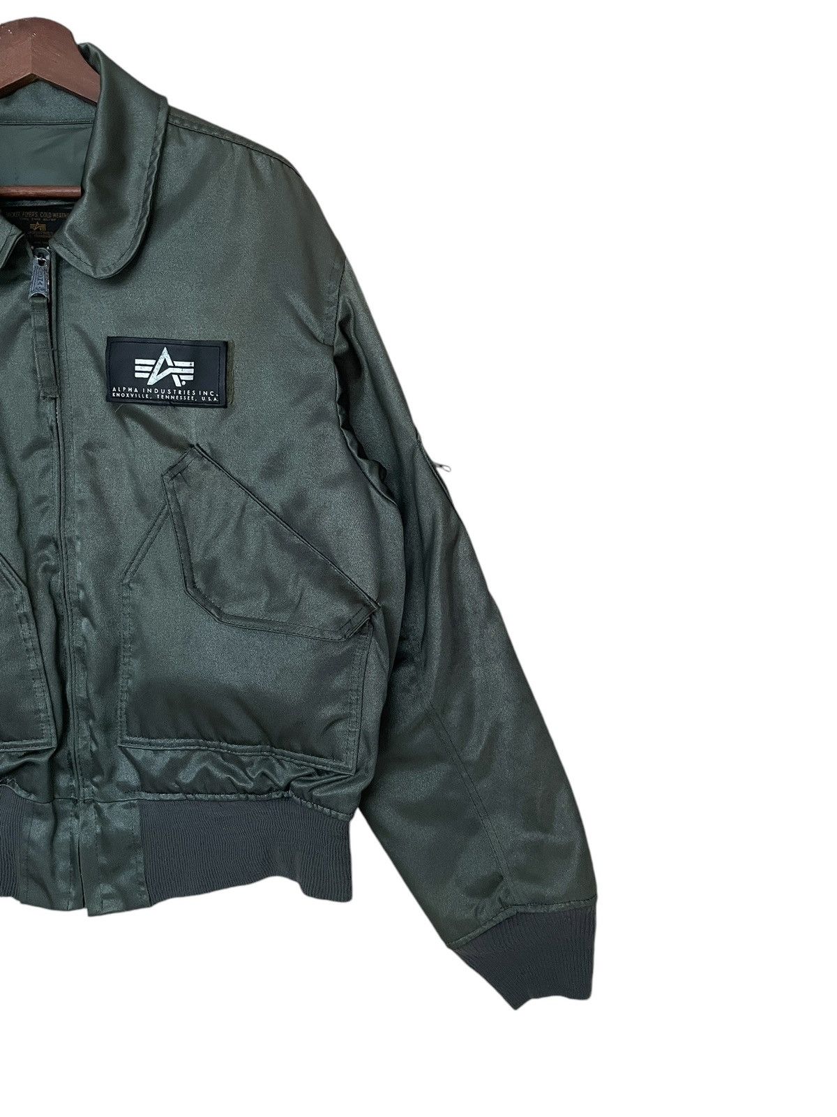 Alpha Industries × Vintage Vintage Alpha Industries CWU 45P Bomber Jacket 1990s Size US L / EU 52-54 / 3 - 6 Thumbnail