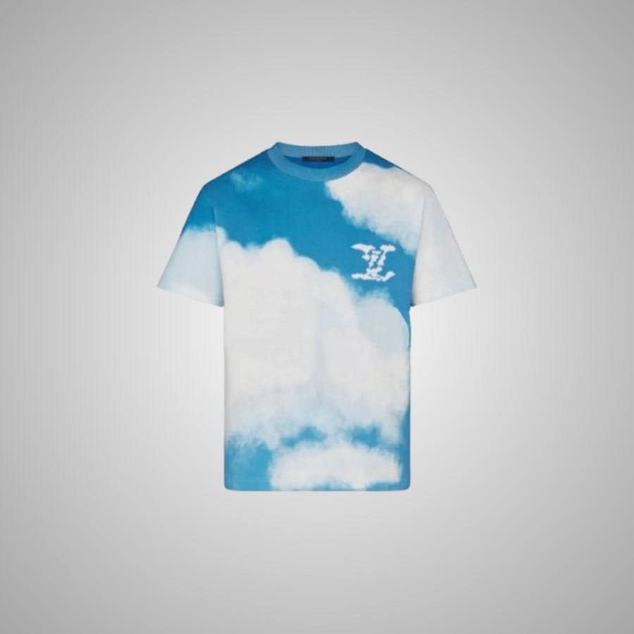Louis Vuitton LOUIS VUITTON HEAVEN ON EARTH CLOUD T-SHIRT BLUE Size US XXL / EU 58 / 5 - 1 Thumbnail