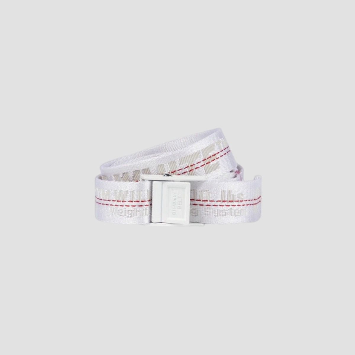 Off White Off White Classic Industrial Belt White Grailed