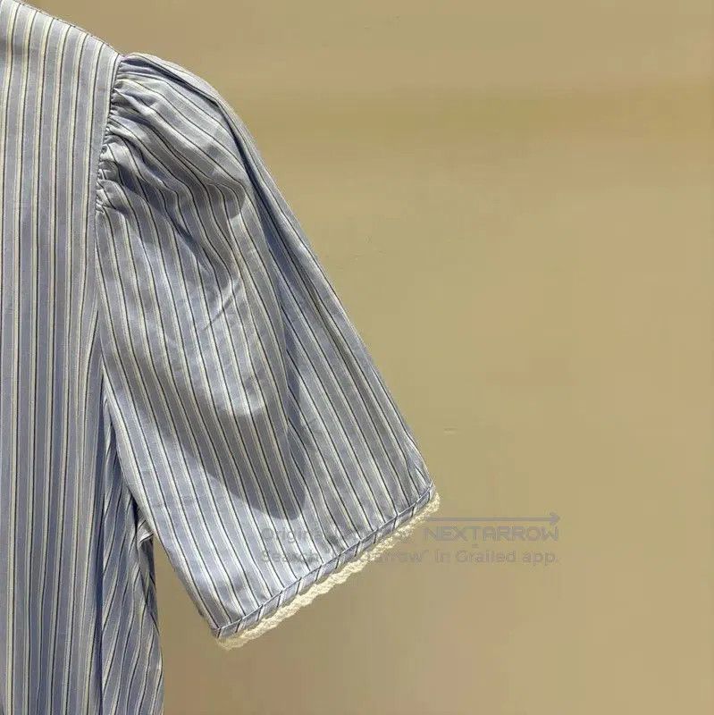 Miu Miu Miu Miu Striped Cotton Dress for Summer . Size M / US 6-8 / IT 42-44 - 4 Thumbnail