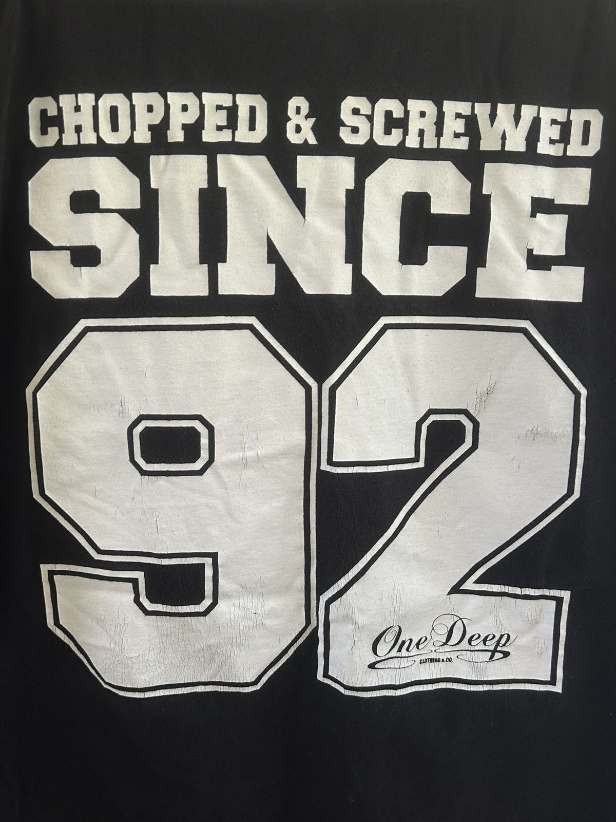 Vintage Vintage DJ Screw Chopped & Screwed Since ‘92 Texas Rap Tee Size US XXL / EU 58 / 5 - 4 Thumbnail