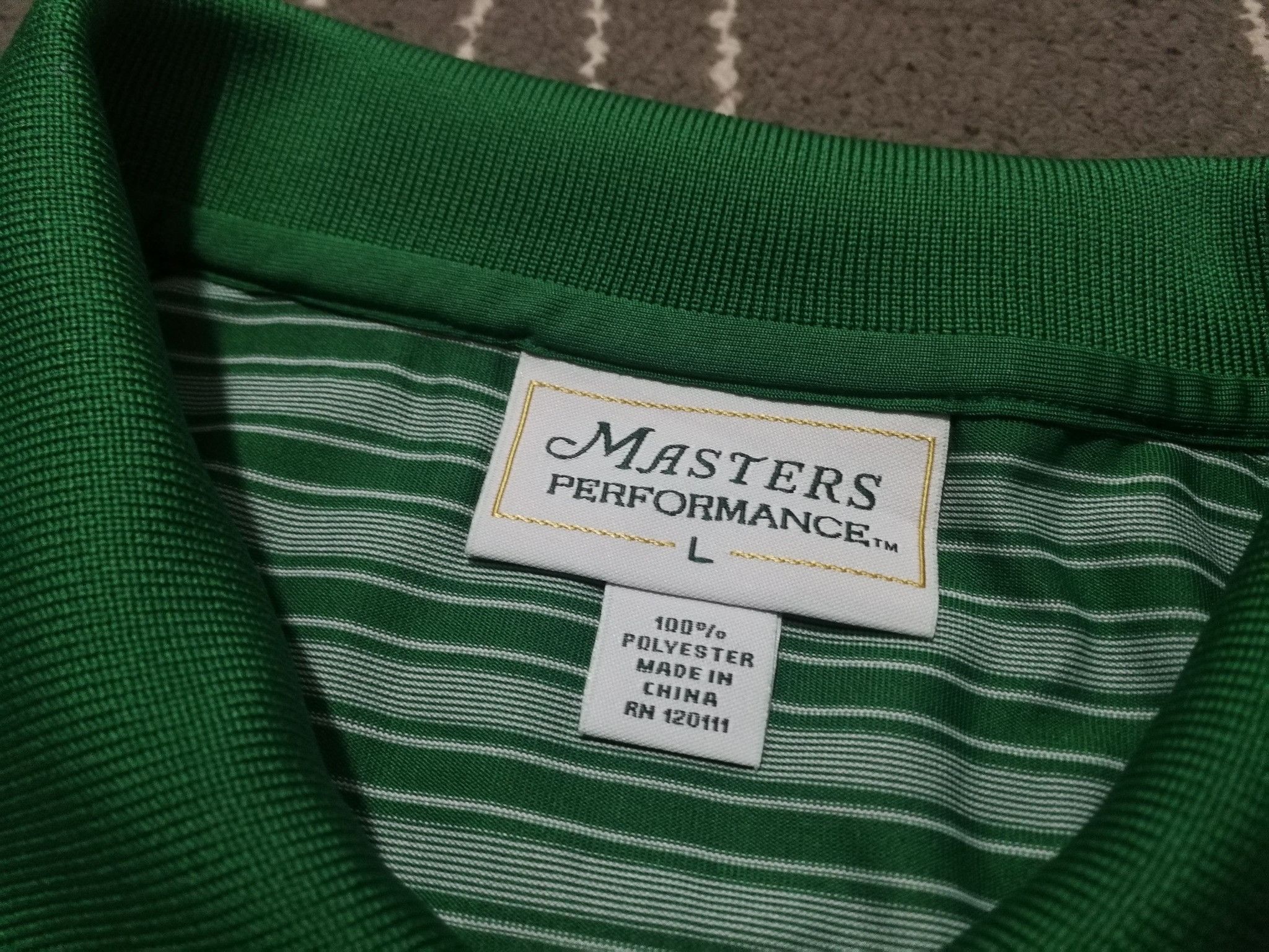 Japanese Brand MASTERS PERFORMANCE golf polo tee L 2067 Size US L / EU 52-54 / 3 - 3 Thumbnail