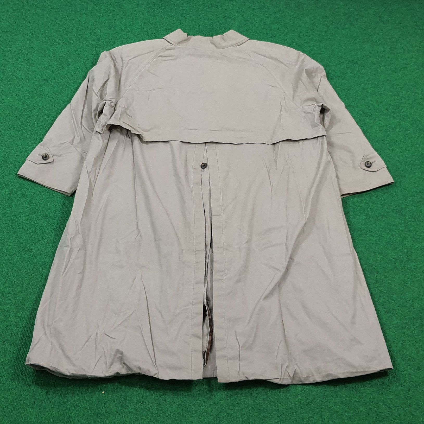 Burberry Vintage Burberrys Trench Coat Balmacaan Nova Check C309N2 Size L / US 10 / IT 46 - 3 Thumbnail