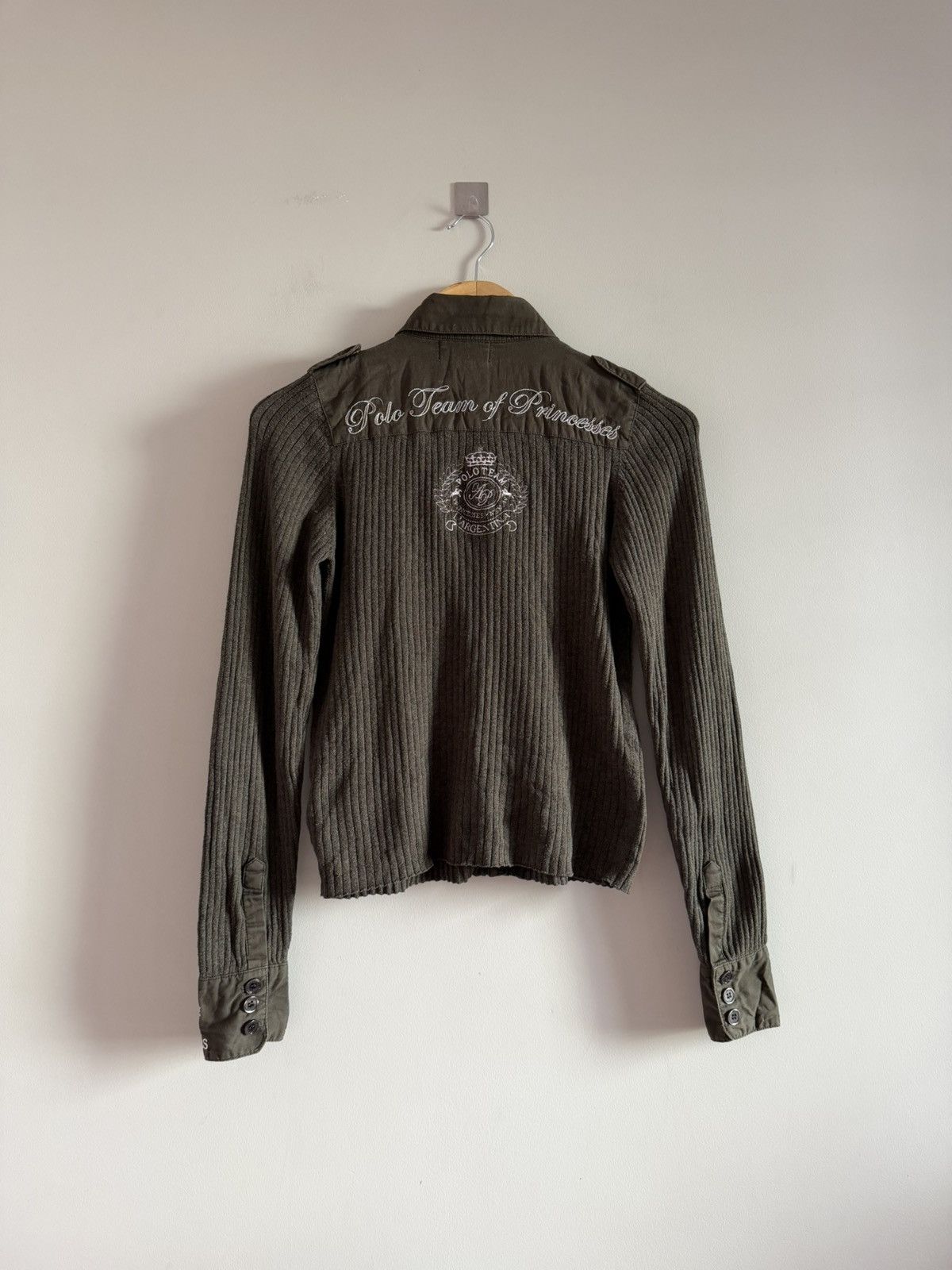 Vintage Polo Team of Princesses Ribbed Jacket Size S / US 4 / IT 40 - 7 Thumbnail