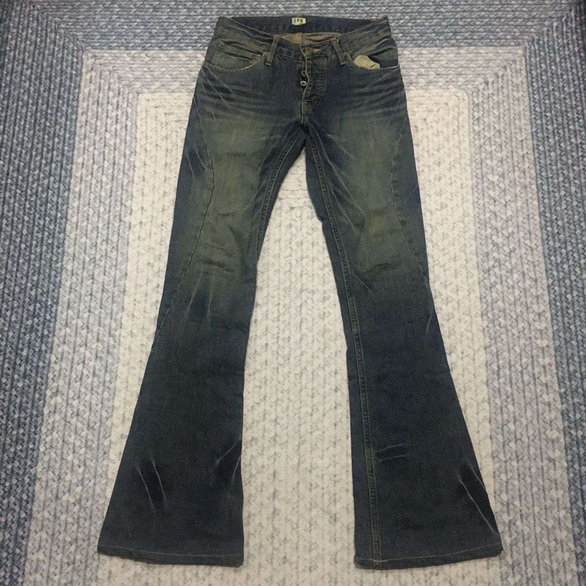 If Six Was Nine Rare Distressed L.G.B Wolf/SP Flare Jeans | Grailed