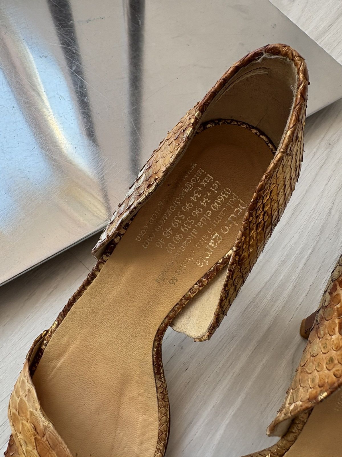 Pedro Garcia Pedro Garcia python snake heels Size US 6.5 / IT 36.5 - 6 Thumbnail