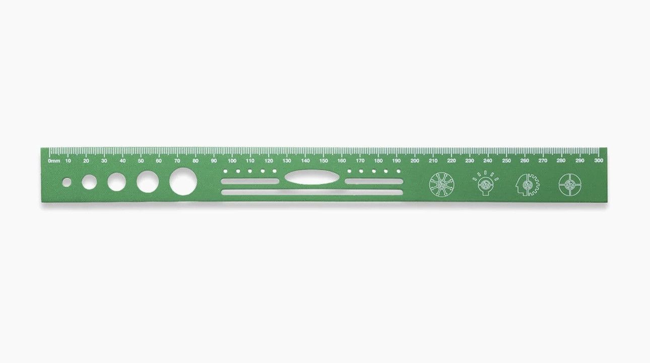 HIDDEN Hidden NY Aluminum Ruler Size ONE SIZE - 2 Thumbnail