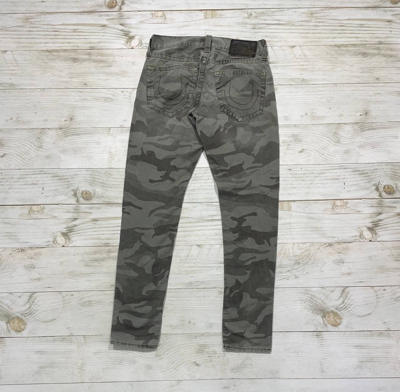 True Religion Vintage True Religion Geno Denim Jeans Camo Y2K Size US 30 / EU 46 - 1 Thumbnail