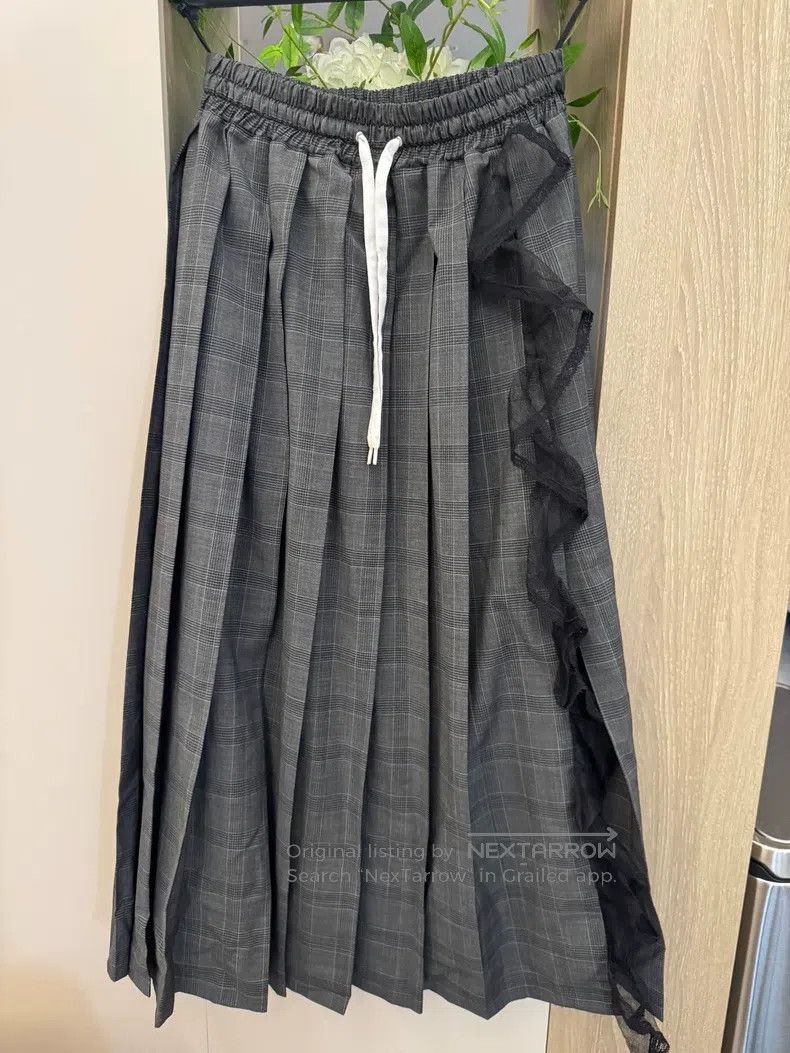 Miu Miu Miu Miu 42 Full wool suit fabric long skirt Size 41" - 1 Thumbnail
