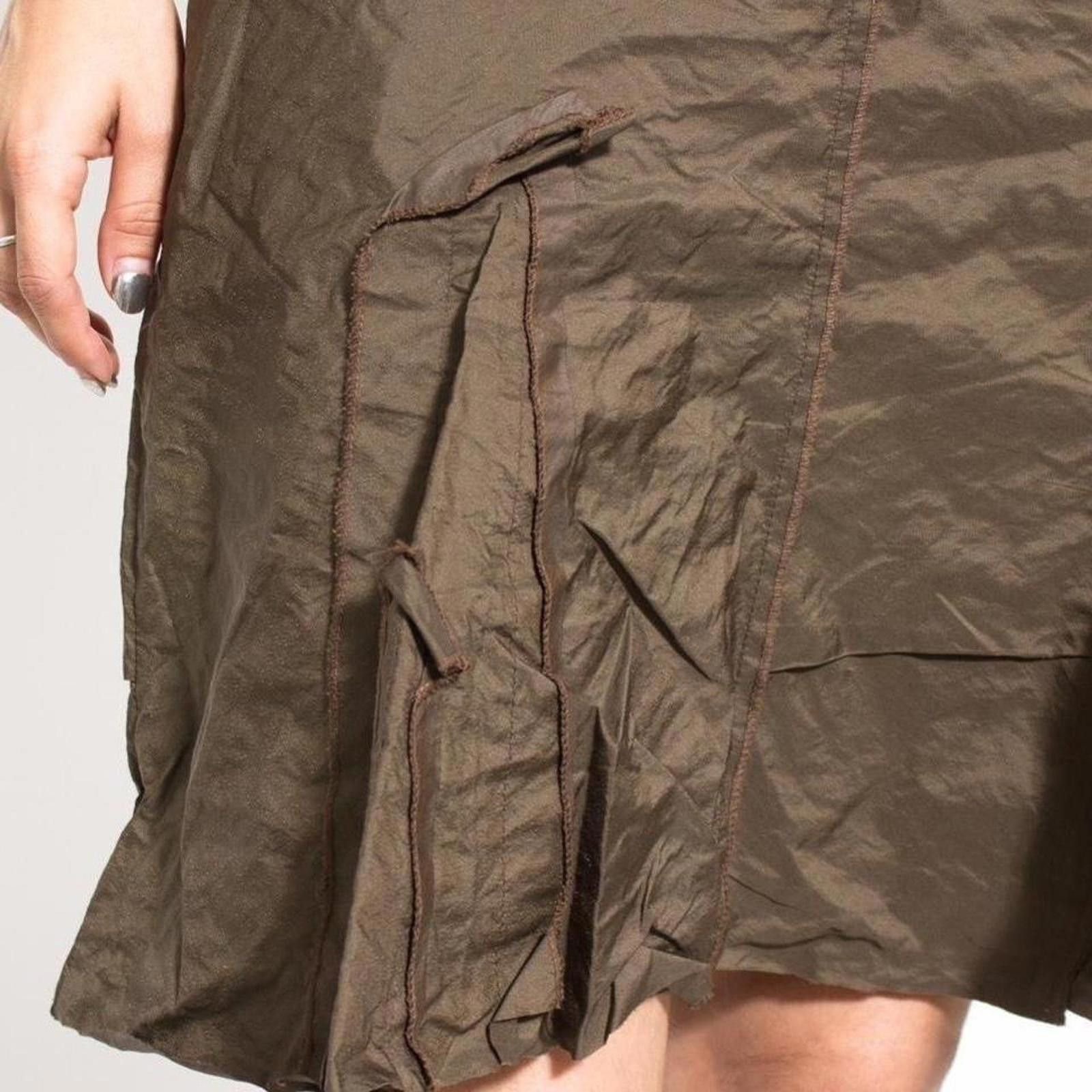 Designer 90s gorp core skirt by Baume. Sourced from Italy. Size 26" / US 2 / IT 38 - 2 Thumbnail
