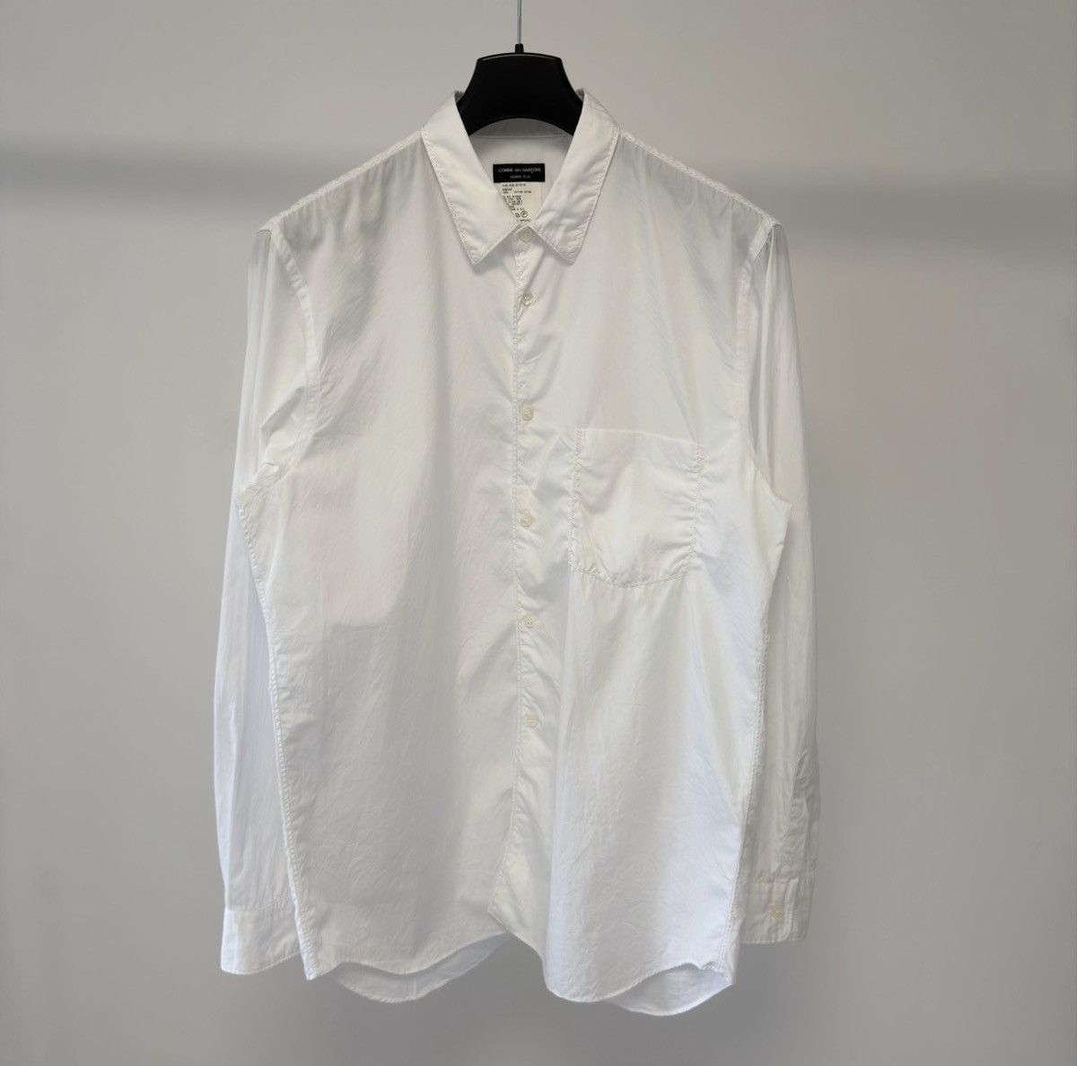 Comme des Garcons S/S 2000 White Crinkle Cotton Shirt Size US M / EU 48-50 / 2 - 1 Thumbnail