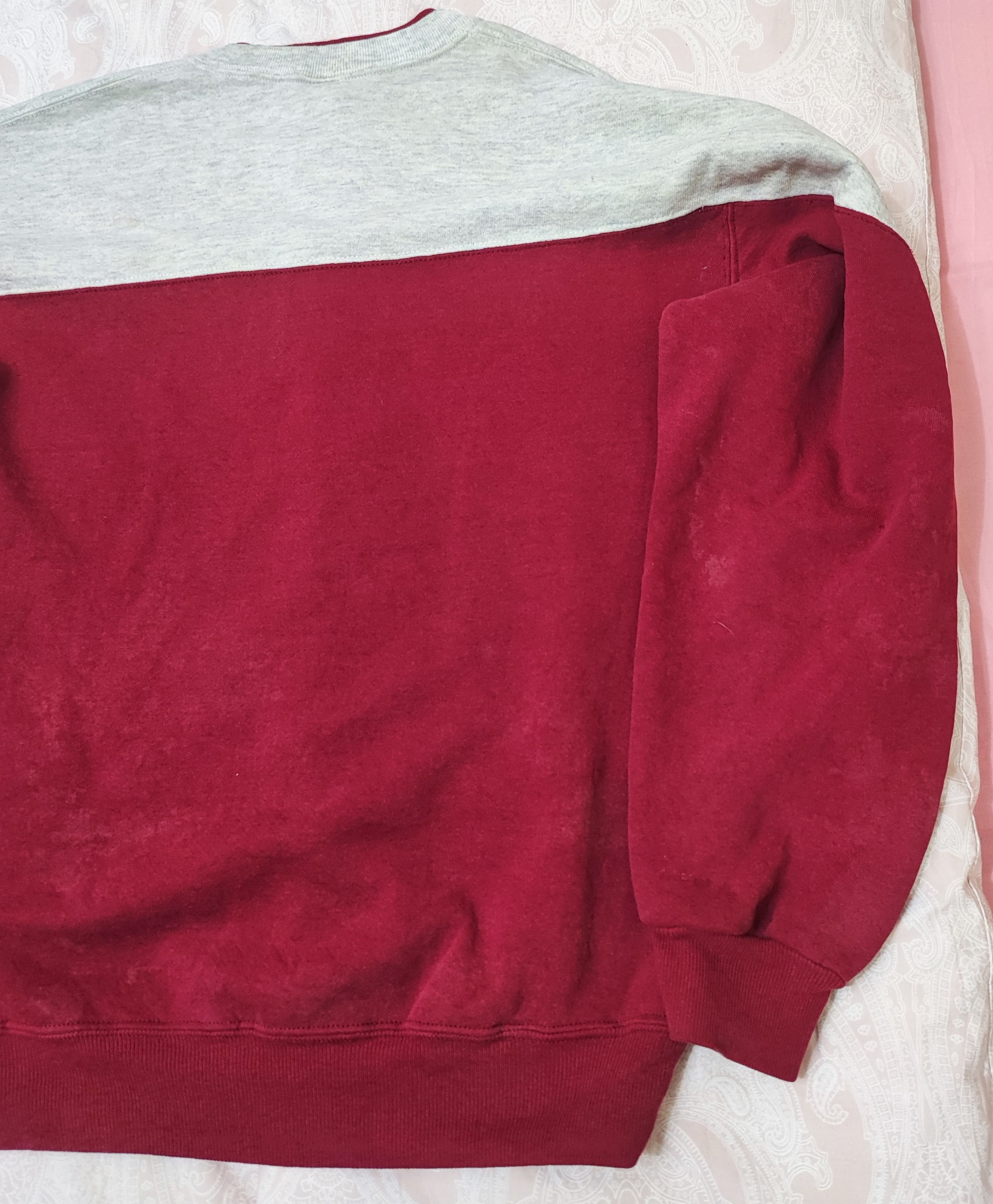 Russell Athletic Vintage Russell Athletic trashed Boxy 2 tone sweatshirt Size US XL / EU 56 / 4 - 8 Thumbnail