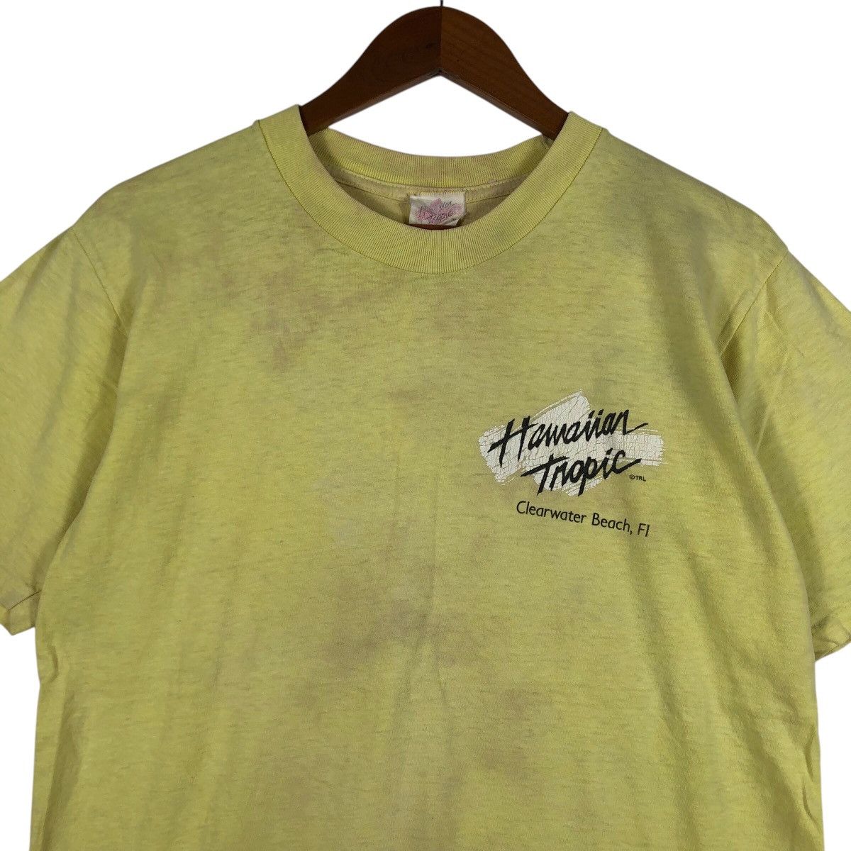 Vintage HAWAIIAN TROPIC Surf Rare Backprint T-Shirt Size US S / EU 44-46 / 1 - 3 Thumbnail