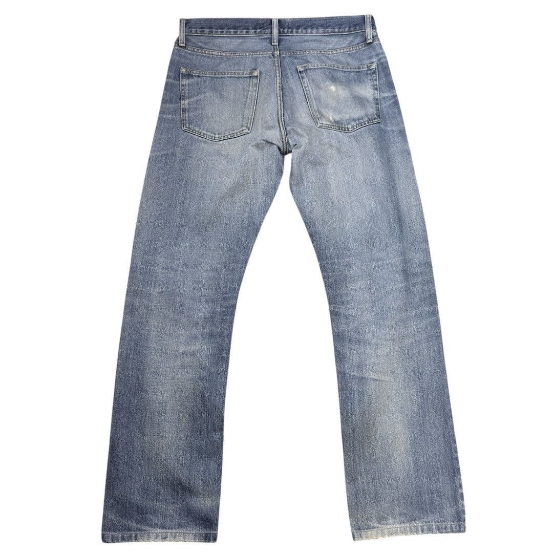 Undercover × Uniqlo Archives 🇯🇵 Vintage y2k Uniqlo UJ Faded Whisker Washed Denim Size US 34 / EU 50 - 2 Thumbnail