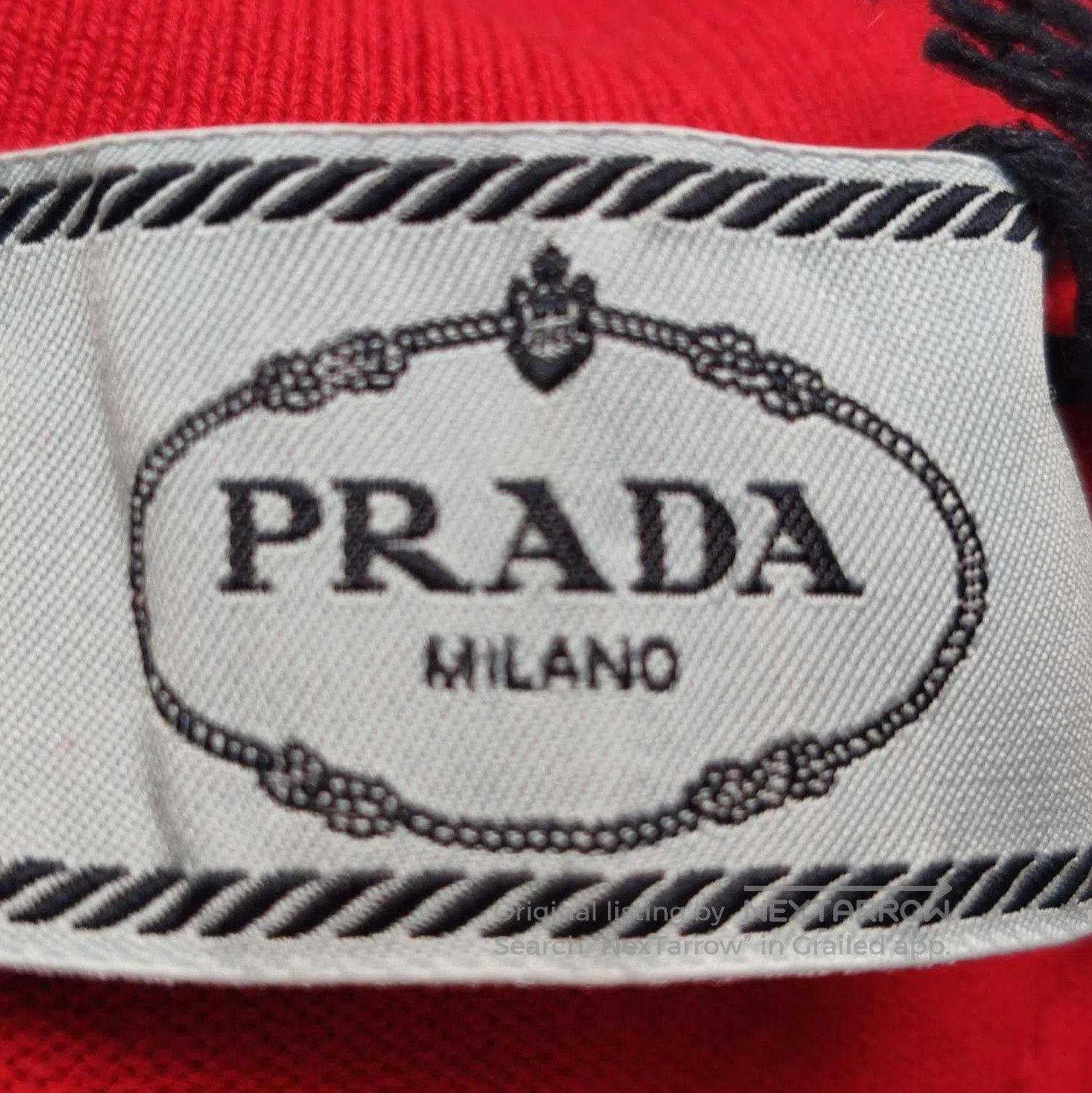 Prada Prada Red Wool Blend Turtleneck Sweater . Size XXS / US 00 / IT 34 - 4 Thumbnail