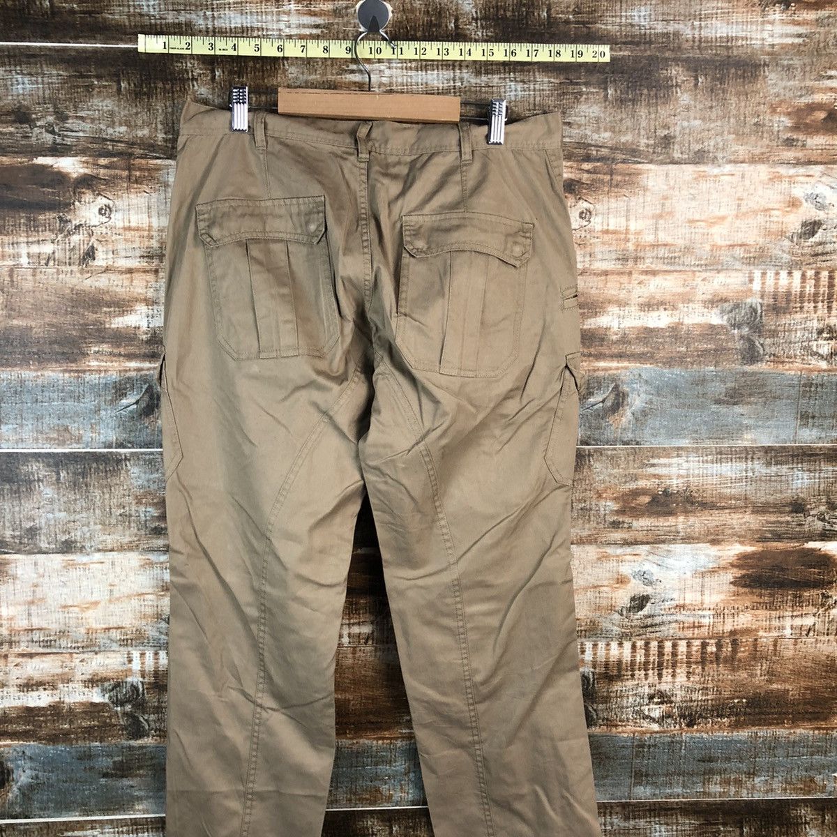 Japanese Brand TK Brown utility tactical Cargo Multipocket Pants #A2417 Size US 32 / EU 48 - 14 Thumbnail