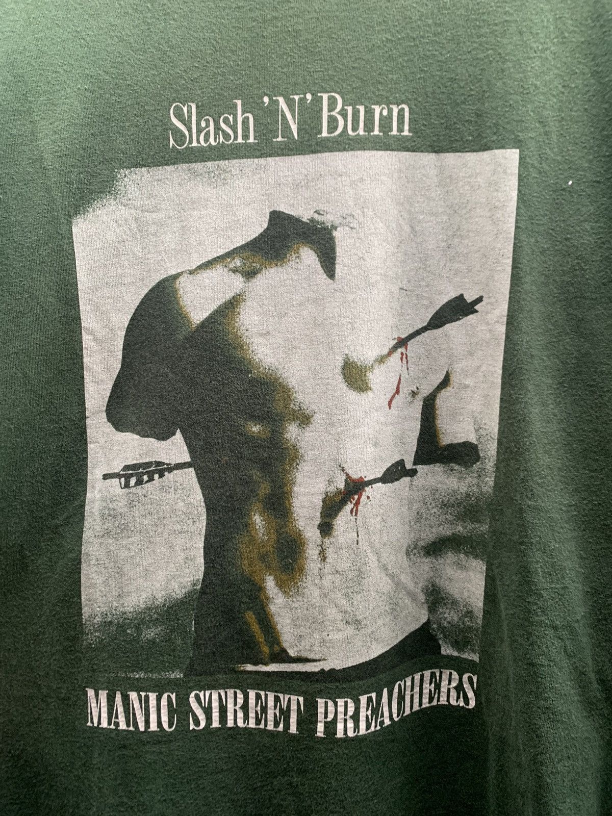 Band Tees Vintage 90s Manic Street Preachers Slash ‘N’ Burn LS,Oasis Size US XL / EU 56 / 4 - 2 Thumbnail