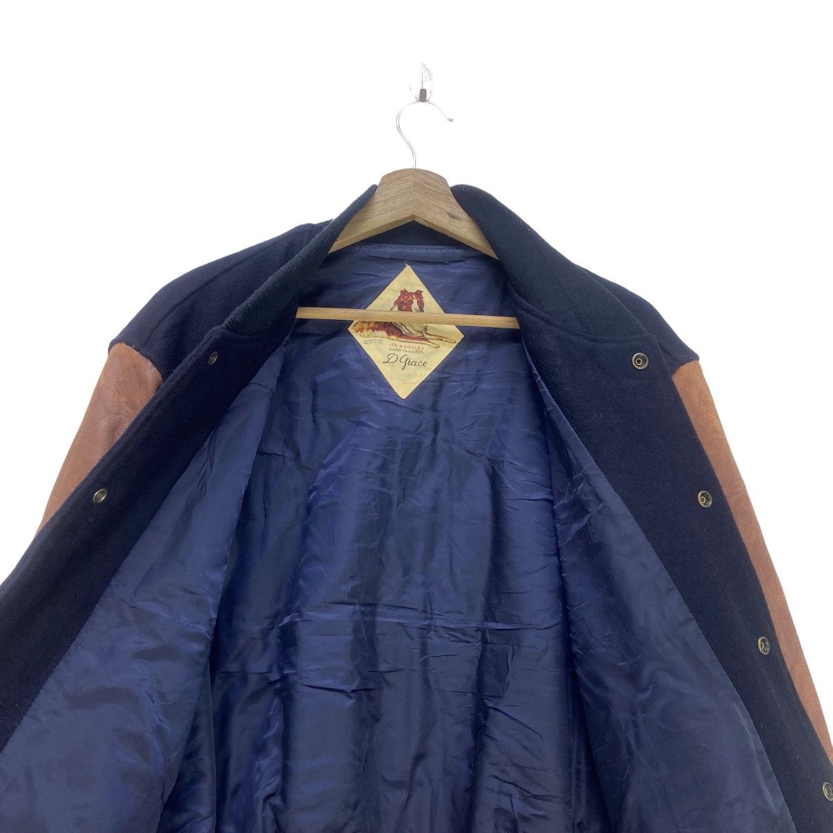 Japanese Brand × Vintage Vintage E B. N Caves D Grace Street Fashion Varsity Jacket Size US M / EU 48-50 / 2 - 17 Thumbnail