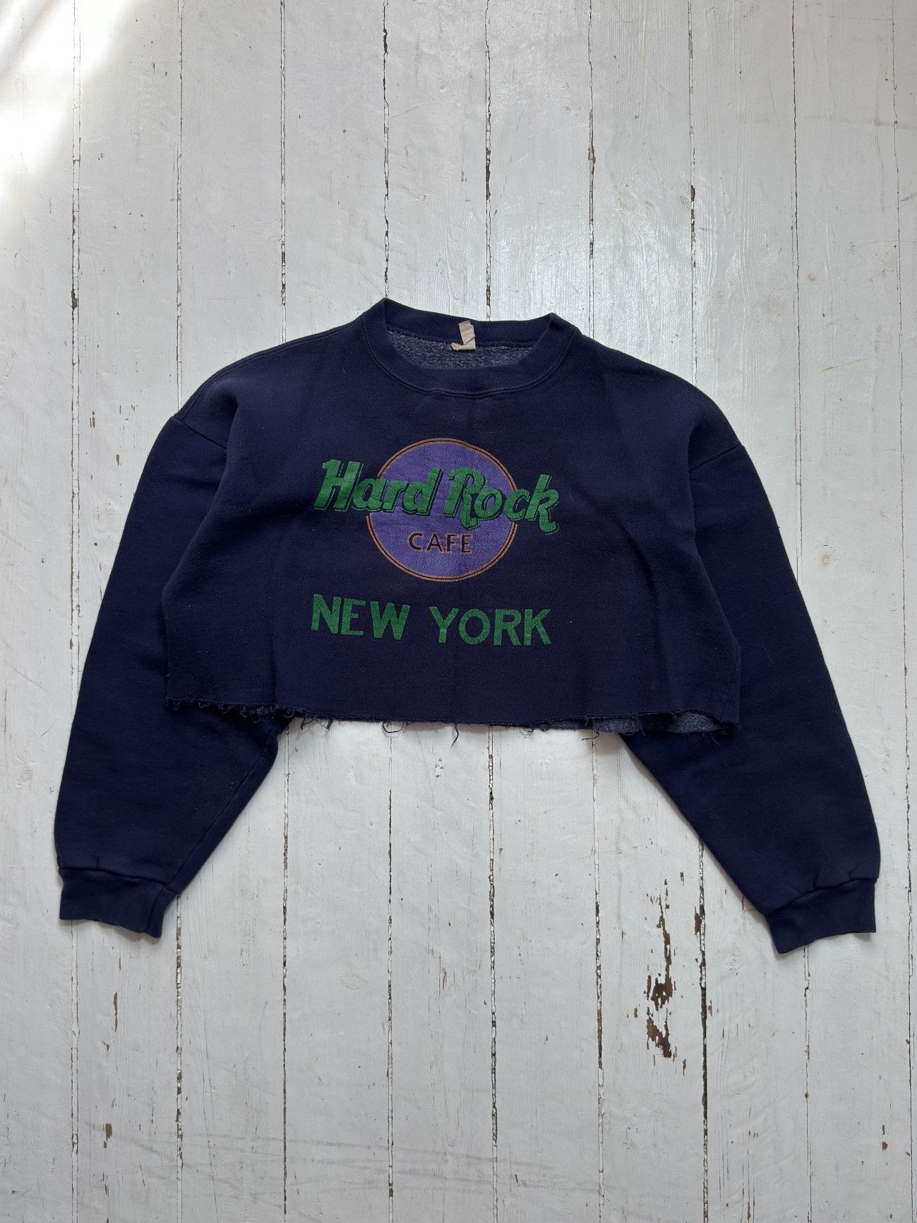 Hard Rock Cafe VINTAGE HARD ROCK RARE CROPPED SWEATSHIRT Size S / US 4 / IT 40 - 5 Thumbnail