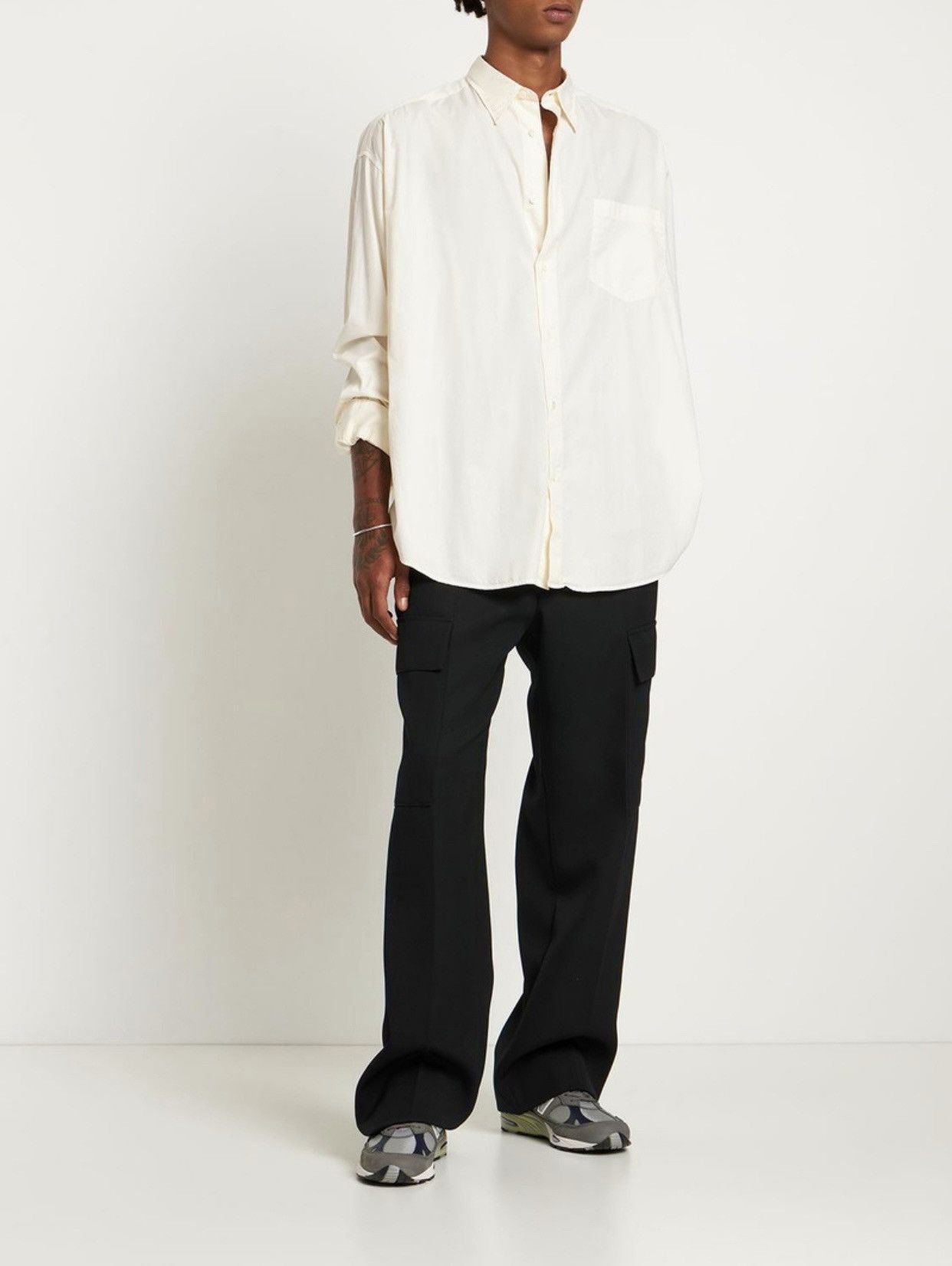 Frankie Shop THE FRANKIE SHOP CHADWICK OVERSIZED BUTTON-UP L/S SHIRT Size US XS / EU 42 / 0 - 2 Thumbnail