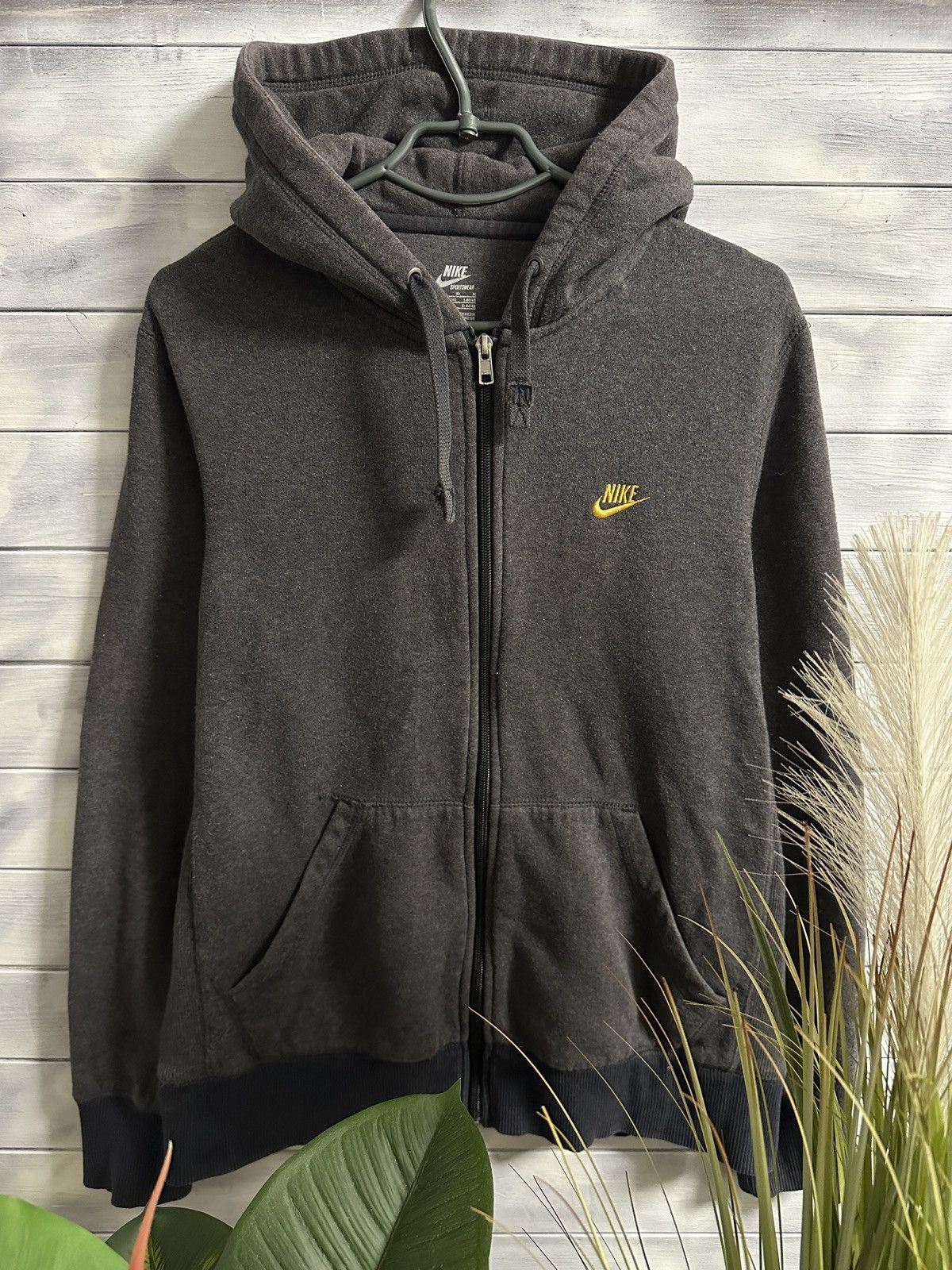 Vintage Rare Vintage Hoodie Nike Small Logo Swoosh Drill Y2K Size US M / EU 48-50 / 2 - 1 Thumbnail